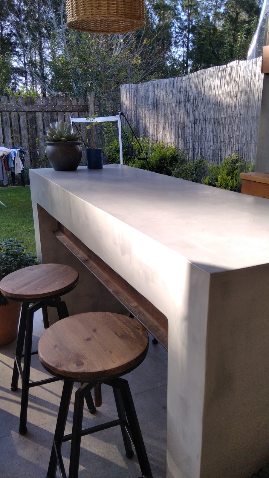 Acabado de microcemento